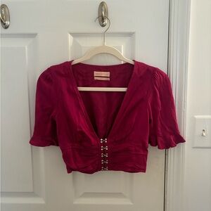 Urban Outfitters Cropped Blouse